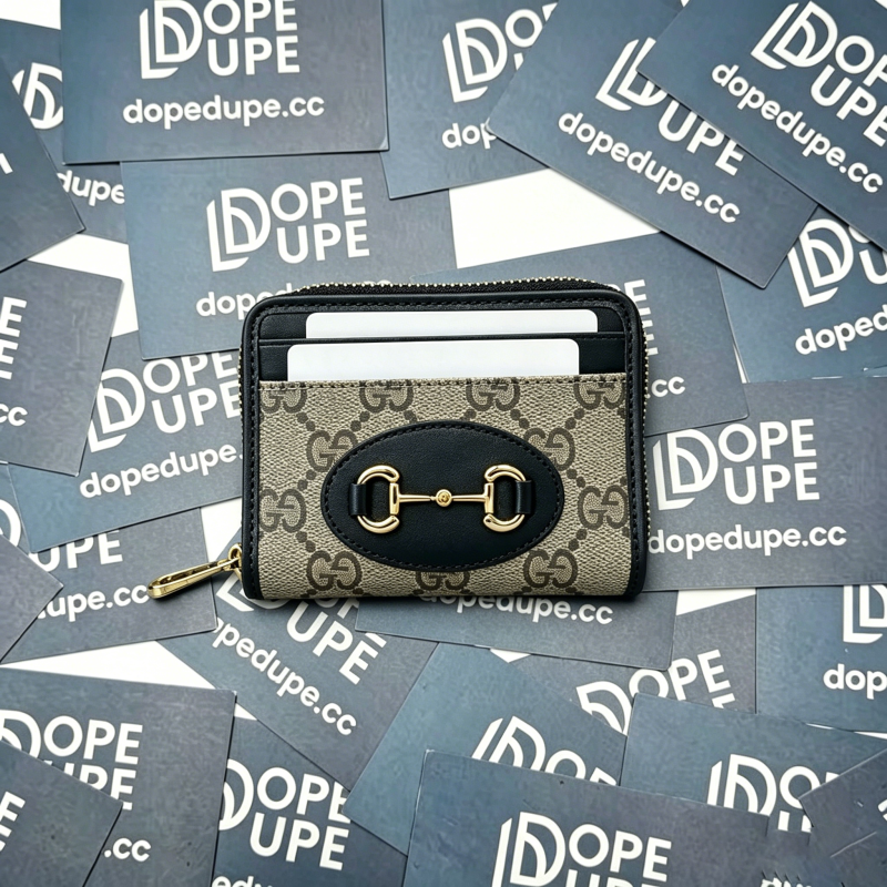 Horsebit 1955 GG Supreme Zip Card Case “11.5*8.5*3CM” 022