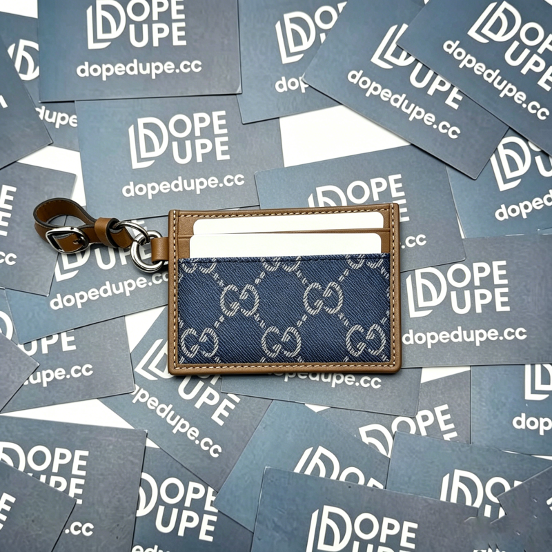 GG Emblem Card Case with Wristlet “10*8*1.5CM” 041