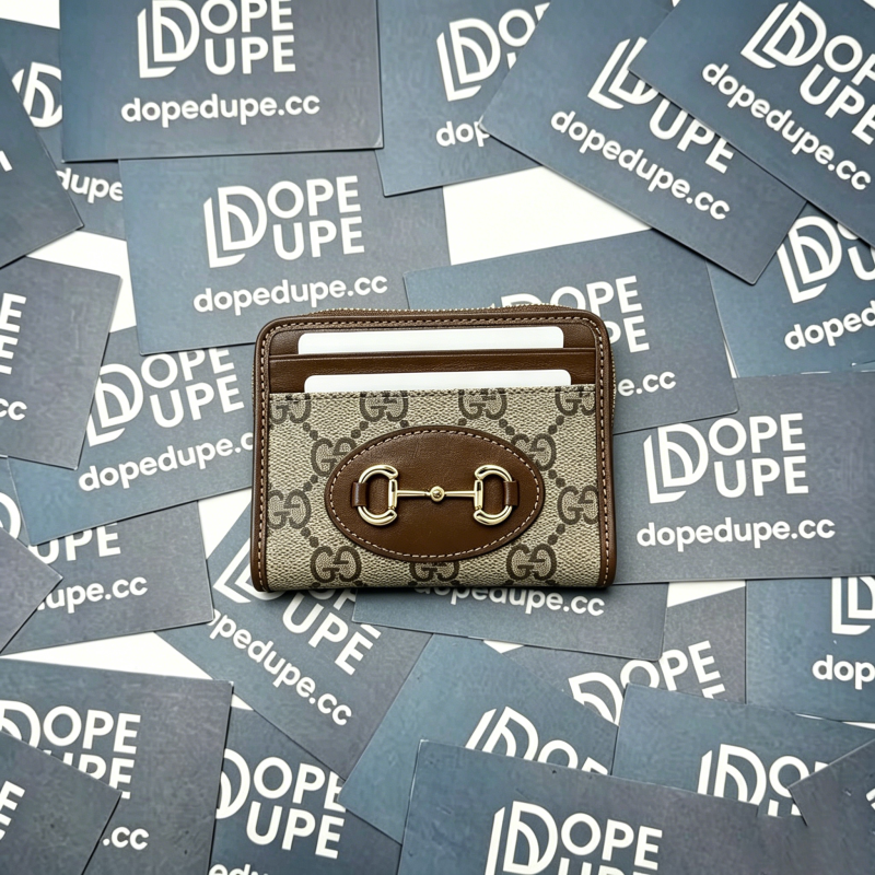 Horsebit 1955 GG Supreme Zip Card Case “11.5*8.5*3CM” 022