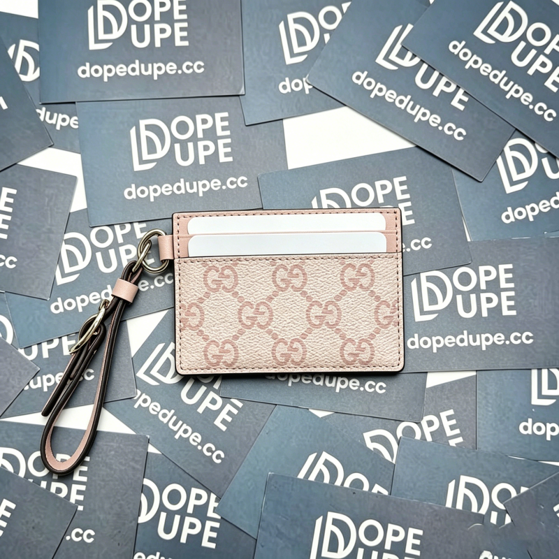 GG Emblem Card Case with Wristlet “10*8*1.5CM” 041