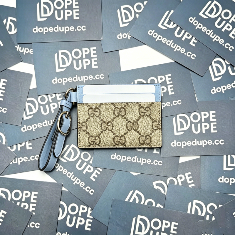 GG Emblem Card Case with Wristlet “10*8*1.5CM” 051