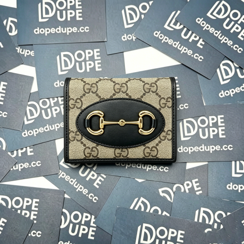 Horsebit 1955 GG Supreme Bi-fold Wallet “11*8.5*3CM” 091