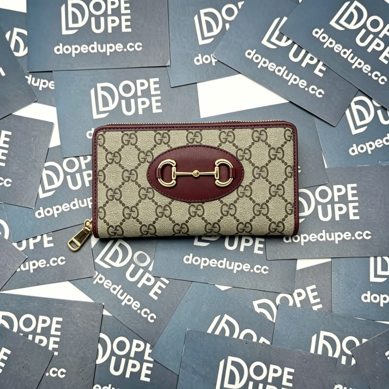 Horsebit 1955 GG Supreme Zip Around Wallet “19*10*4CM” 042