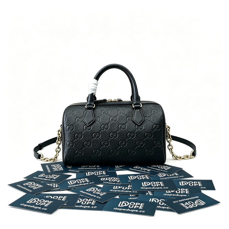 PM GG Emblem Boston Bag “25.5*16*14CM” 085