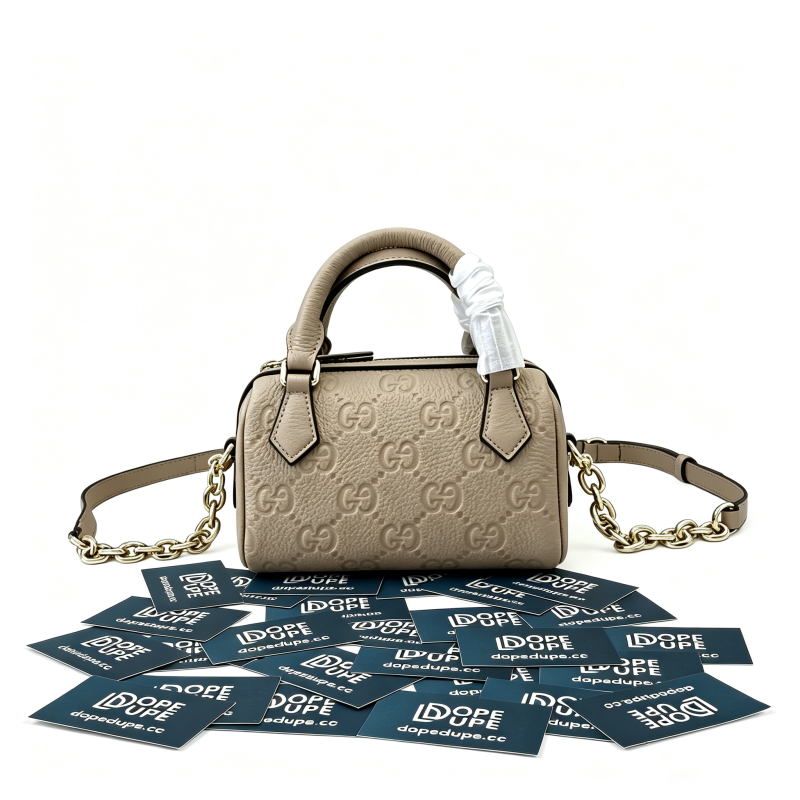 BB GG Emblem Boston Bag “16.5*10*8CM” 084