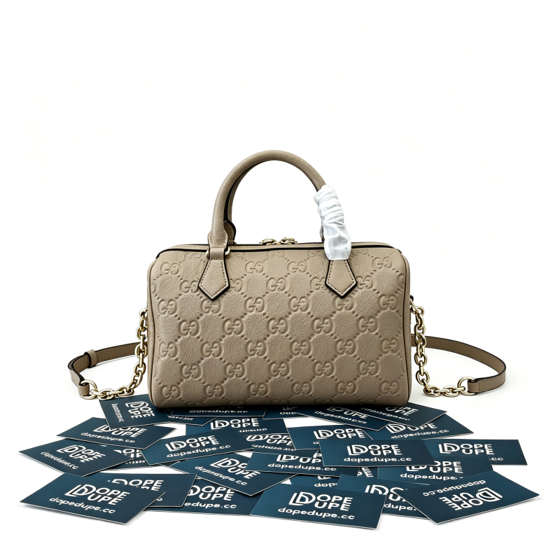 PM GG Emblem Boston Bag “25.5*16*14CM” 085