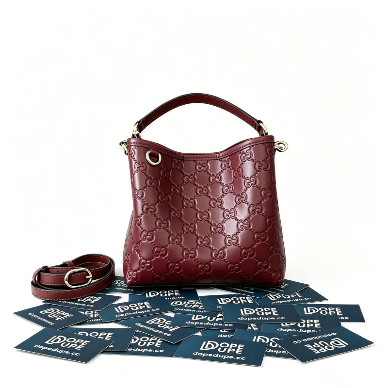 PM GG Emblem Bucket Bag “19*18*11CM” 075