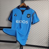 Manchester City Retro jersey 01/02 home kit shirt