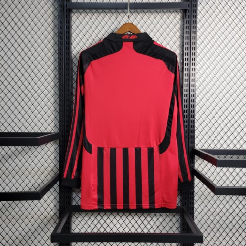 AC Milan 07/08 long sleeved Retro jersey kit shirt