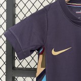 England Euro cup jersey 24/25 away Kids kit short