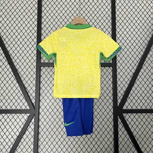 Brazil  Americas Cup jersey 24/25 home Kids kit short