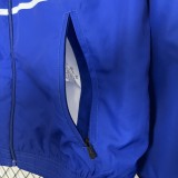 France retro Trench Coat Reversible Sports Jacket
