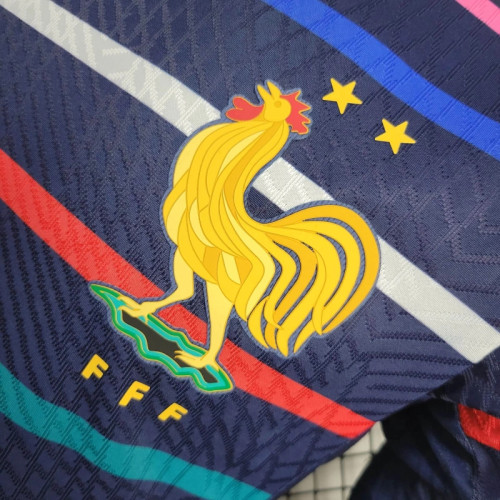 France Euro cup jersey 24/25 home Player Training clothing