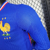 France Euro cup jersey 24/25 home Player Long sleeved