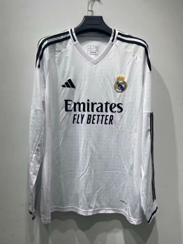 Real Madrid jersey 24/25 home long sleeved kit shirt