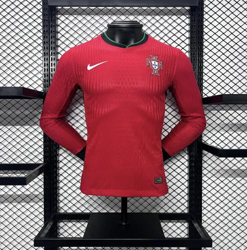 Portugal Euro cup jersey 24/25 home Player Long sleeved