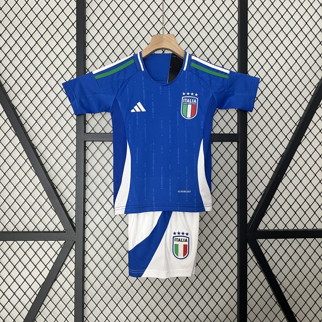 Italy Euro cup jersey 24/25 home kit kids