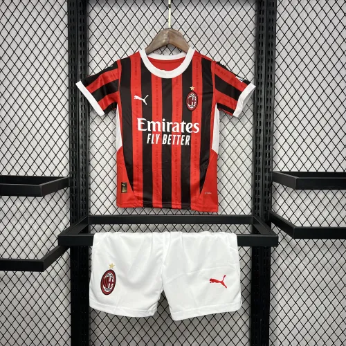 AC Milan jersey 24/25 home Kids kit short
