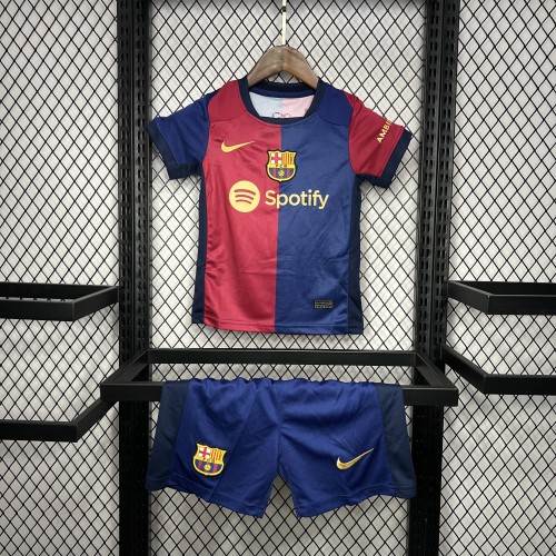Barcelona jersey 24/25 home kids kit