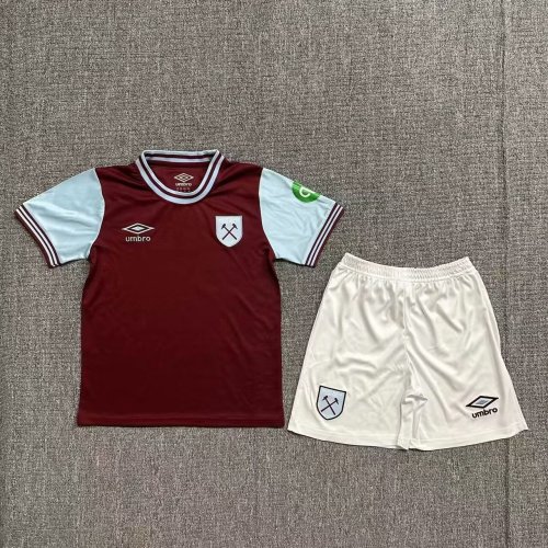 West Ham United jersey 24/25 home kids kit