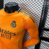 Real Madrid Player jersey 24/25 away kit long sleeved