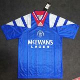 Rangers 92/94 home retro jersey kit shirt