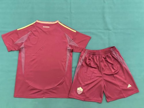 Roma jersey 24/25 away kids kit