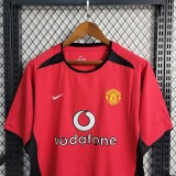 Manchester United 02/04 home Retro jersey kit shirt