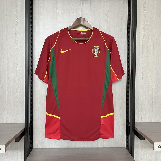 Portugal retro jersey 2002 home shirt kit