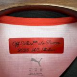 AC Milan off white red kids jersey kit shirt