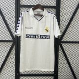 Real Madrid 89/90 Retro home jersey kit shirt - kkjersey