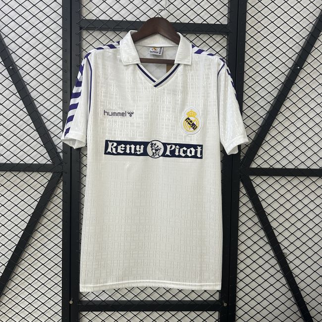 Real Madrid 89/90 Retro home jersey kit shirt