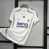 Real Madrid 06/07 home Retro jersey kit shirt