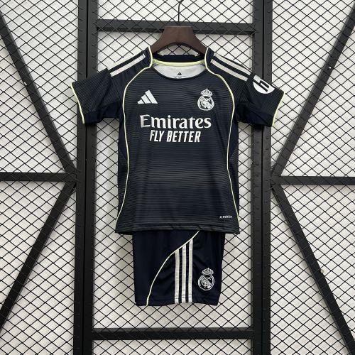 Real Madrid 25/26 away Kids jersey kit shirt