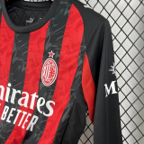 AC Milan 25/26 home Long Sleeve jersey kit shirt