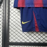 Barcelona 25/26 home kids jersey kit