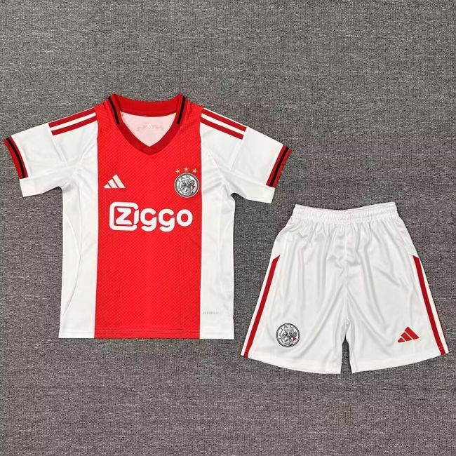 Ajax 25/26 home kids jersey kit shirt