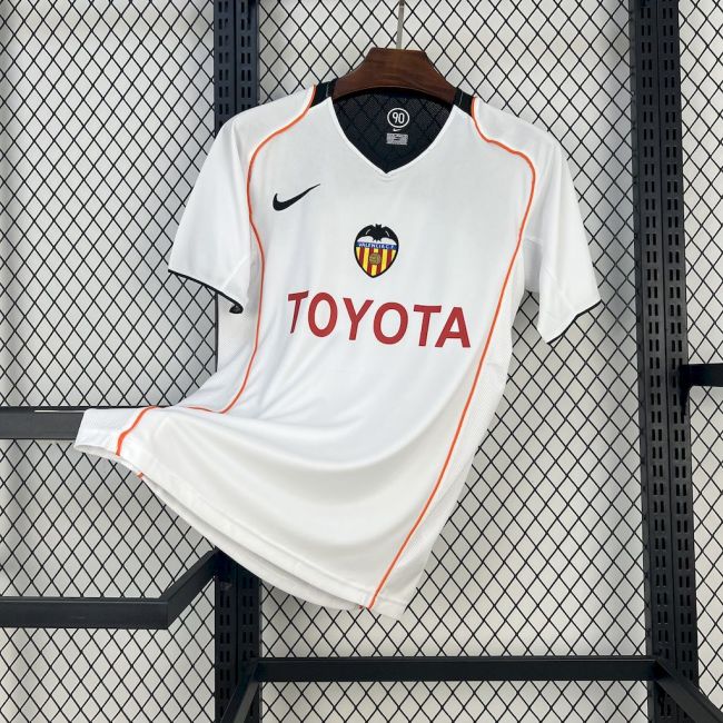 Valencia 04/05 home Retro jersey kit shirt