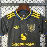 Manchester United 25/26 third kids jersey kit