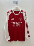 Arsenal 25/26 home Long sleeves jersey kit shirt