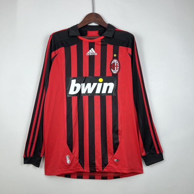 AC Milan 07/08 long sleeved Retro jersey kit