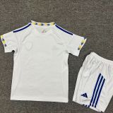 Leeds United 25/26 home Kids jersey kit