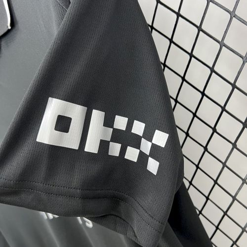 Manchester City 25/26 black away jersey kit shirt