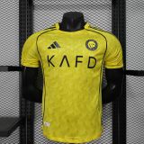 Al Nassr 25/26 home Player jersey kit shirt