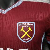 West Ham United 25/26 home Player jersey kit