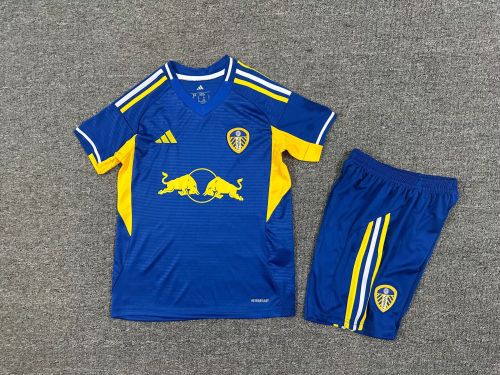 Leeds United 25/26 away Kids jersey kit