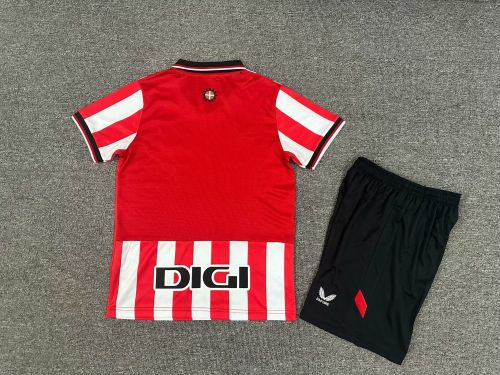 Athletic Bilbao 25/26 home kids jersey kit
