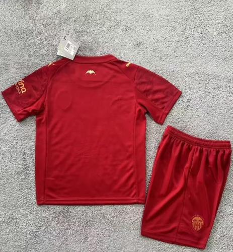 Valencia 25/26 away kids jersey kit