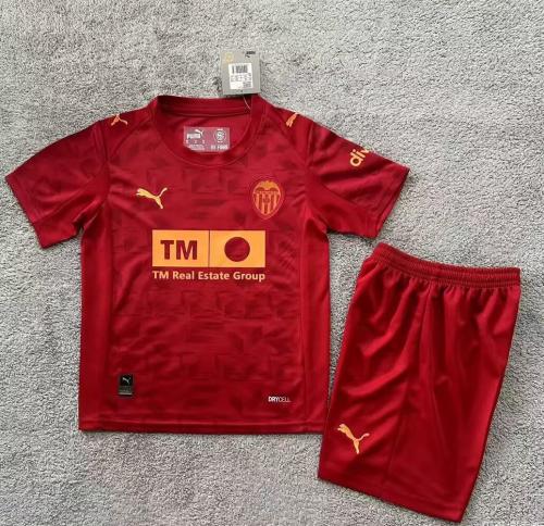 Valencia 25/26 away kids jersey kit