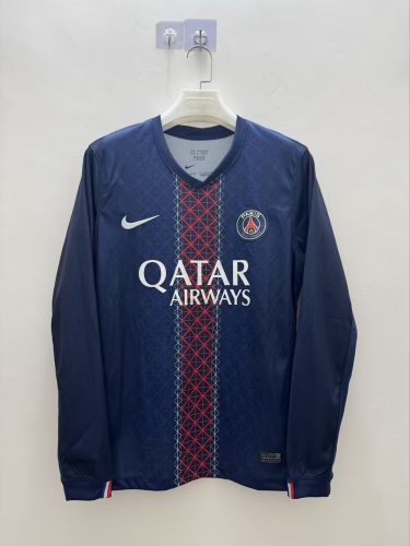 PSG 25/26 home Long Sleeve jersey kit shirt